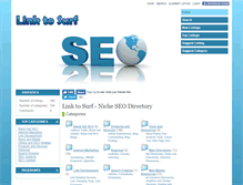 Tablet Screenshot of linktosurf.info